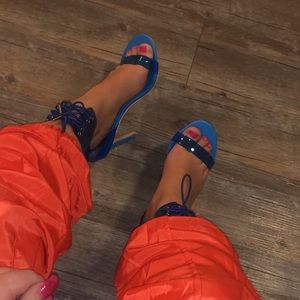 Blue heels